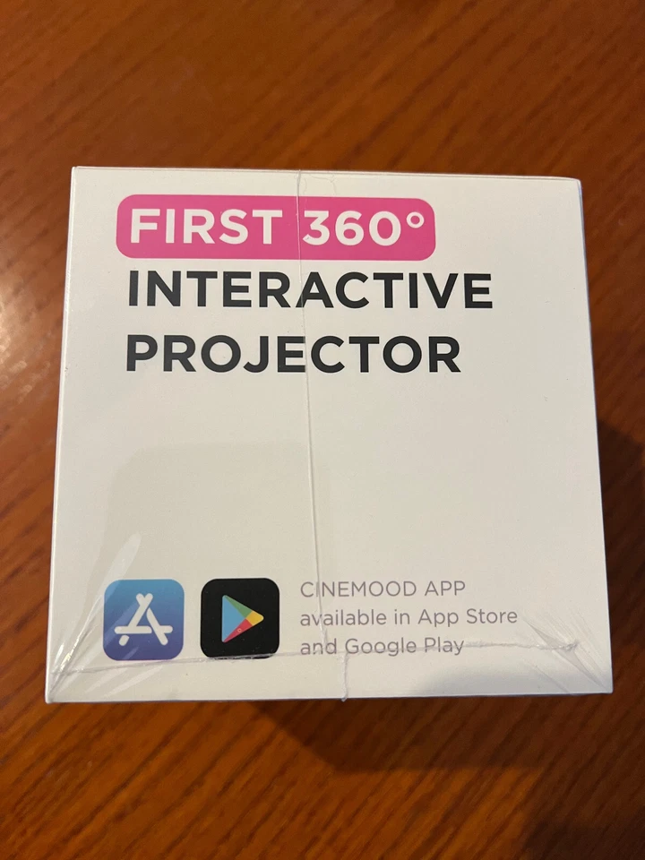 CINEMOOD 360 - Smart Wi-Fi Cube Projector with Streaming Services * NEW SEALED * - Image 2 of 4