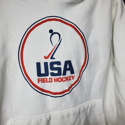 Vintage 90s Champion Reverse Weave USA Field Hockey Hoodie Mens 