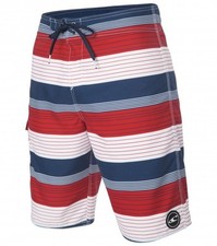 O'Neill Santa Cruz Stripe Boardshort 32 RWB