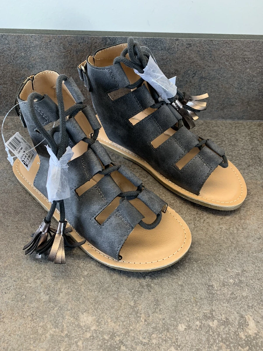 Girls lace up clearance sandals