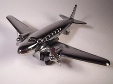 Tin Friction Toy Airplane