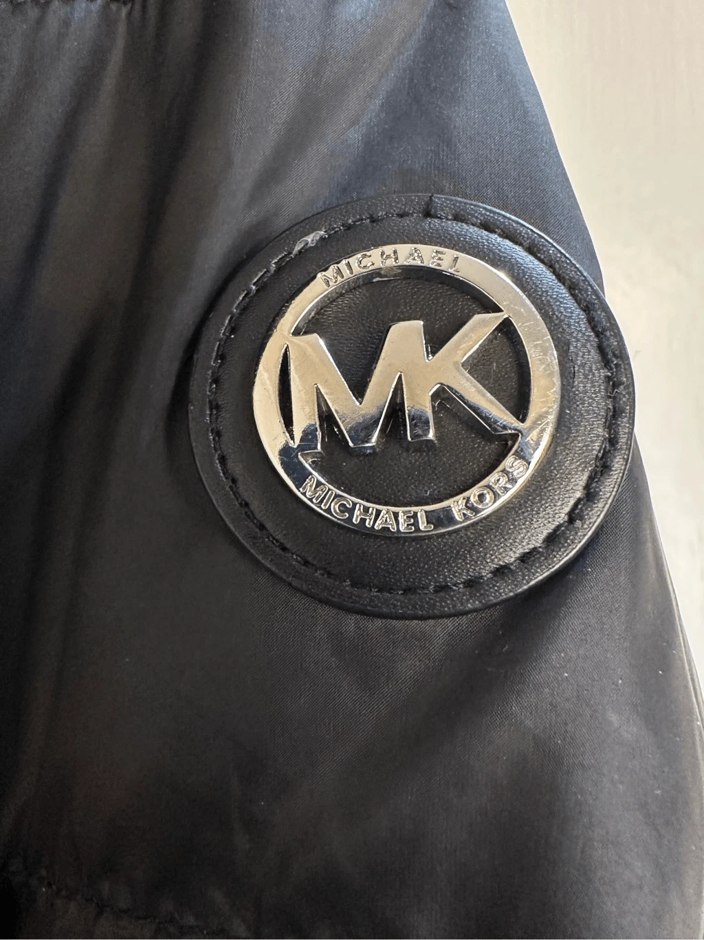 Cappotto lungo piumino Michael Kors taglia XS nero con cappuccio e bavaglino interno