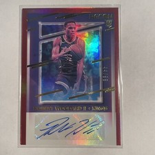 Robert Woodard II 2020-21 Panini Recon Rookie Signatures Red RC Auto /99