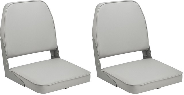 Marine Boat Seat 2 Pack Low Back Padded Bass Folding Fishing Bucket Chair Seats For Sale Online Ebay