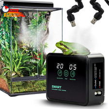Automatic Reptile Humidifier with Timer  360  Nozzles, Reptile Mister with Touc