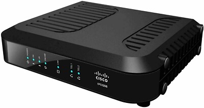 Cisco EPC3208 EuroDOCSIS 3.0 Cable Modem EMTA Gebraucht Schwarz Top zustand
