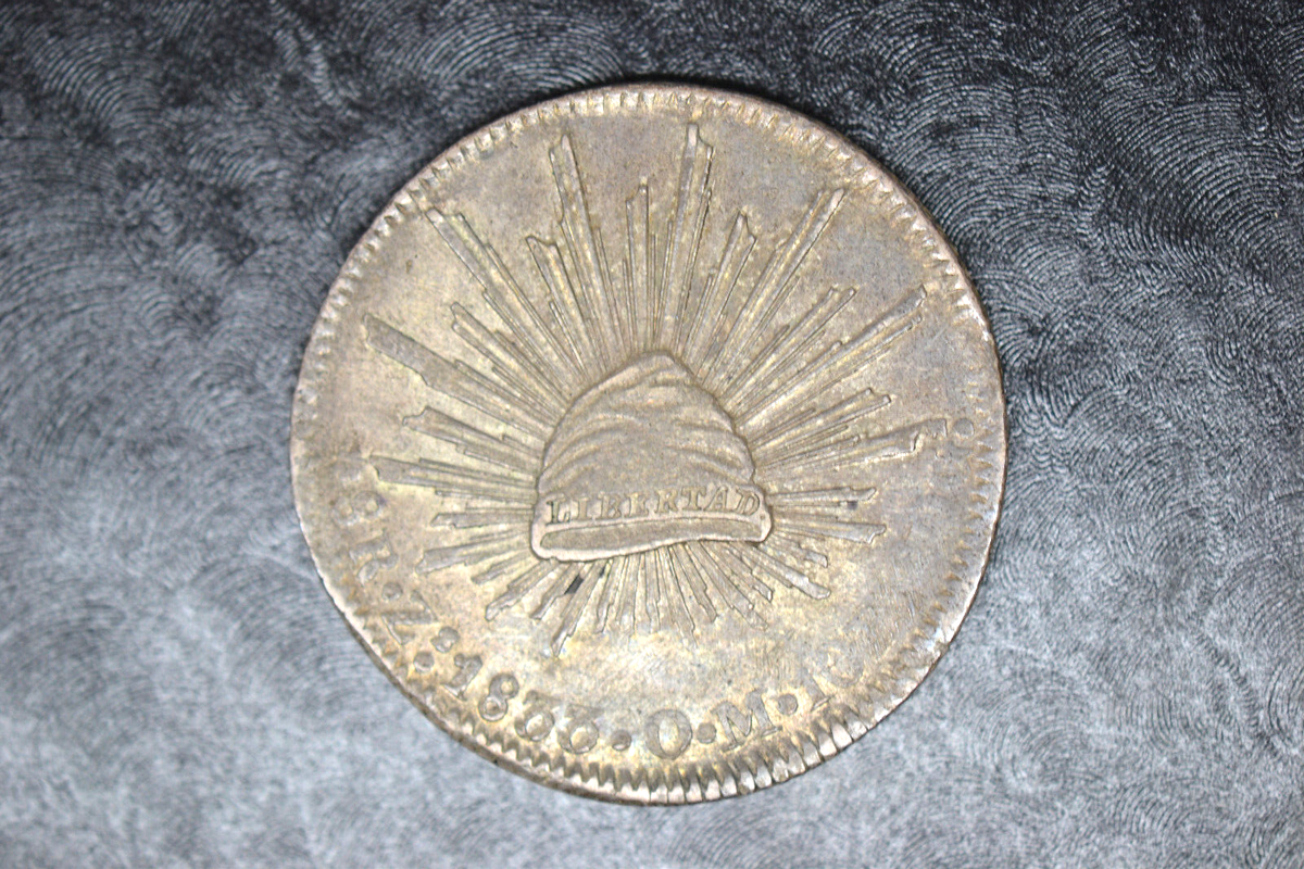 Mexico: 1833 Zs-OM 8 Reales- Choice Original AU | eBay