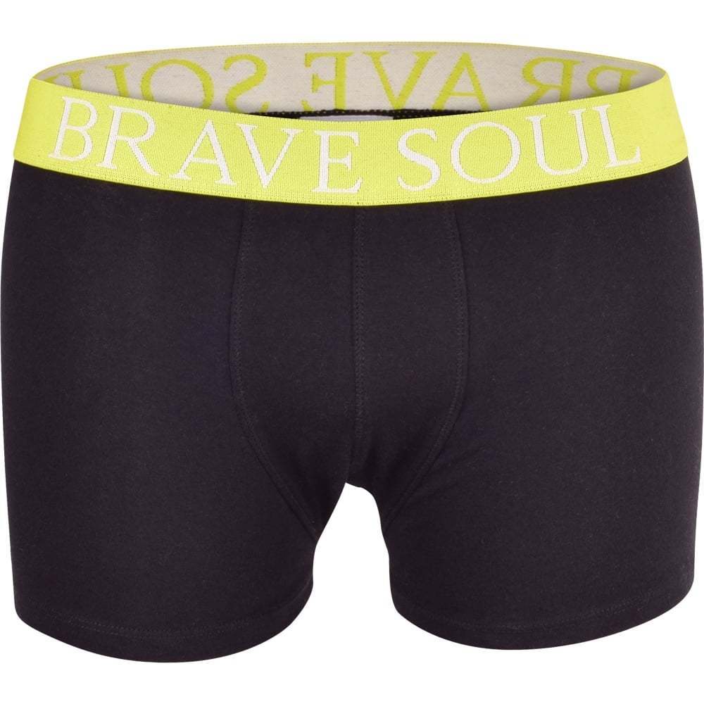 3 Pack Mens Brave Soul Black Boxer Shorts Boxers Underwear Trunks | eBay