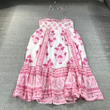 New Oliphant Dress Womens Small 1025V Tie Strap Midi Jaipur Pink  Strapeless SML