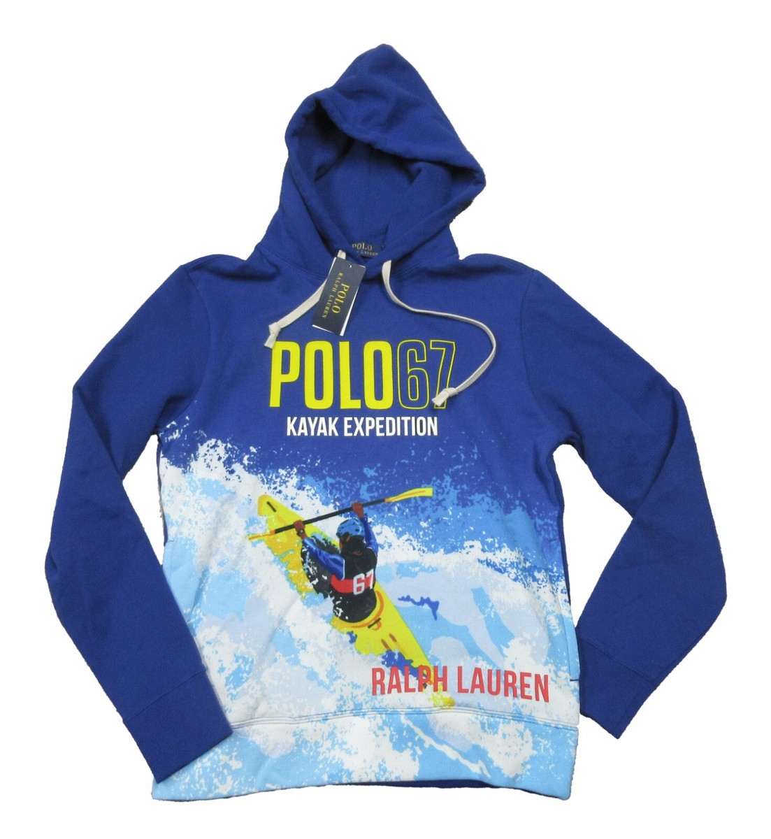 Polo Ralph Lauren Men's Blue POLO 67 Kayak Expedition Graphic