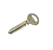 Ford Logo, OEM Oval Head Key Blank "W" Letter Code