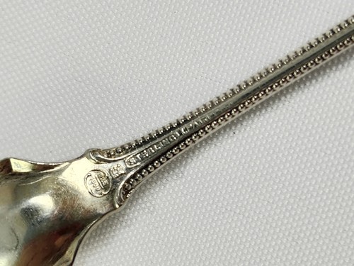 Set 11 Old Colonial Towle Sterling Silver Gold Wash Winged Cocktail Seafood Fork - Picture 6 of 10