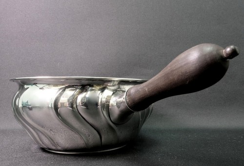 Silber Kasserolle,Sauteuse, Dänemark, 3 Türme, 1916, Christian F. Heise Ø13,2 cm - Picture 9 of 13