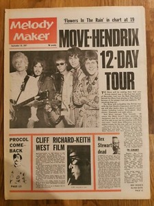 Melody Maker Newspaper September 16th 1967 Jimi Hendrix 12 Day Tour Ebay