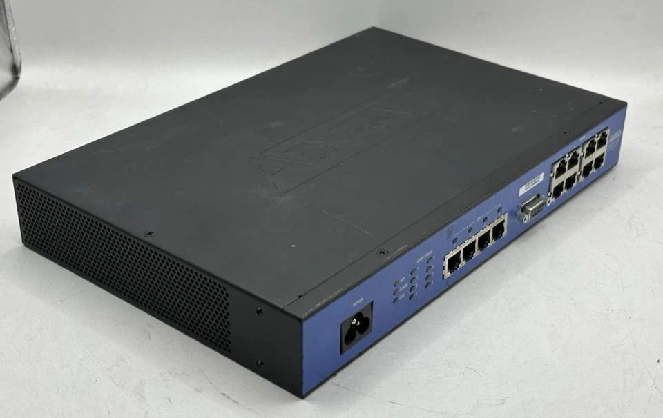 AdTran NetVanta 838T 8 Port Metro Network Ethernet Switch 1172838G1 - Image 4 of 4