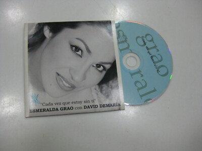 ESMERALDA GRAO CON DAVID DEMARIA CD SINGLE CADA VEZ QUE ESTOY SIN TI 2004 PROMO
