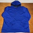 Under Armour Hoodie Mens 2XL Blue Pullover Long Sleeve Cold Gear