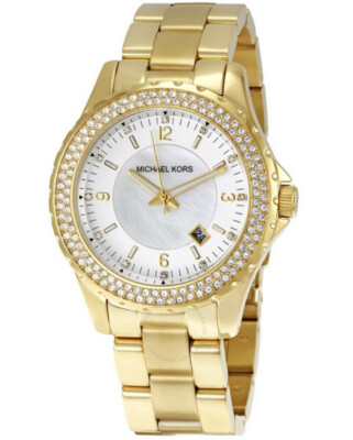 Michael Kors watch Swarovski crystal face Michael Kors Kerry Crystal Pave Silver Dial Silver Steel  main image 4