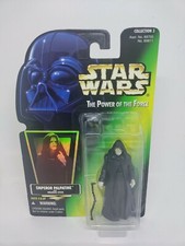 1996 Star Wars POTF EMPEROR PALPATINE   69811 Collection  3 Green Card