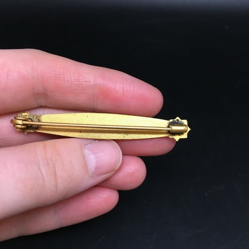 Group of Four Antique Gold Fill Bar Pins Victorian - Picture 5 of 9