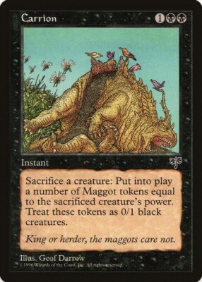 1 x Carrion - Mirage - LP - Magic The Gathering - MTG - EOF