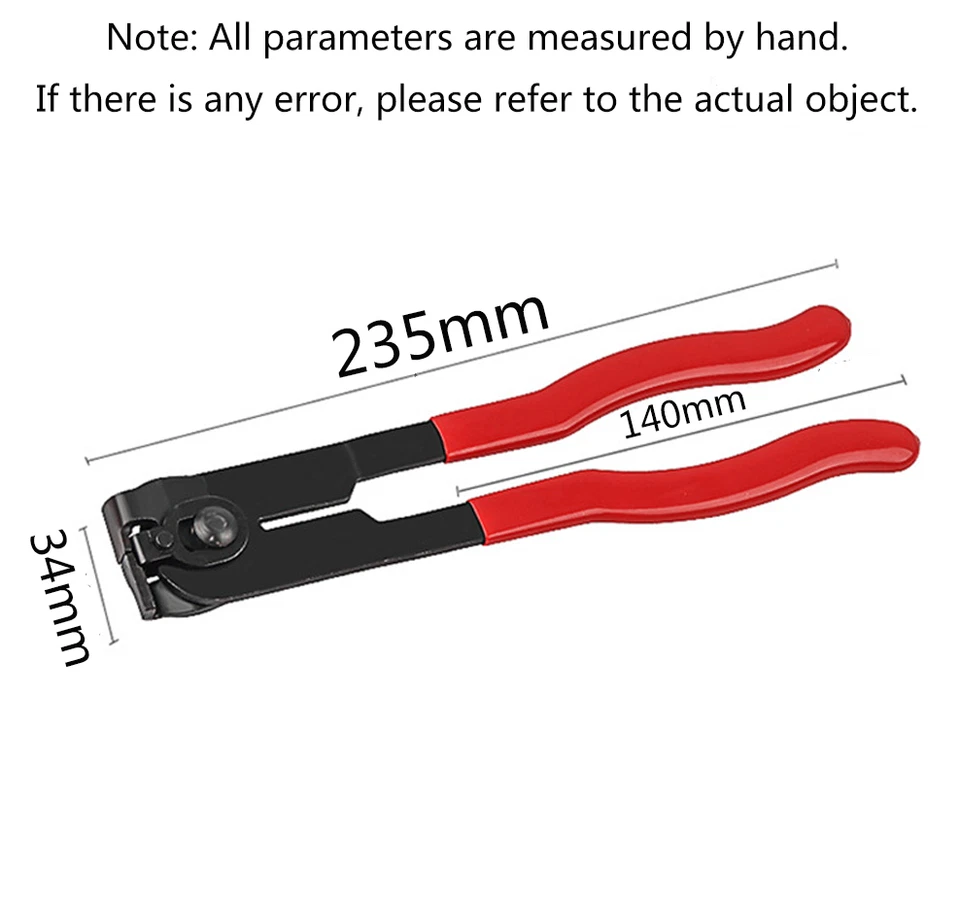 For Auto/ATV CV Joint Axle Boot Clamp Pliers Tool with 10 Crimp Bands Replace US - Image 2 of 4