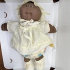 Cabbage Patch Kids 16in 1982 Soft Body Girl Doll Dark Curly Hair PA-1044