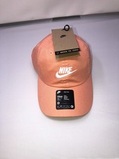 New NIKE Kids Club Cap Adjustable One Size-Peach Color NWT