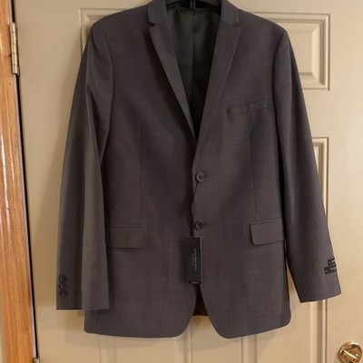 Andrew Marc New York Gray 1 Piece Skinny Long sleeve Sz 20SK Fit Suit Jacket new
