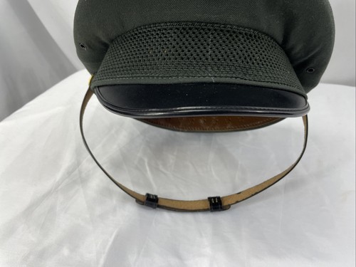 Abito US Army Peaked Service Cap lana Serge AG-44 guarnigione militare anni 60 Vietnam - Foto 2 di 5