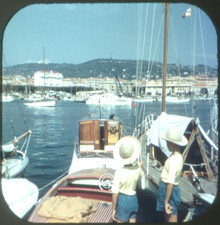 Cannes to Antibes - Riviera France - View-Master Single Reel - vintage - 1426
