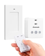 DEWENWILS Wireless Dimmer Plug for Indoor Home Lighting, Remote Control Dimmer