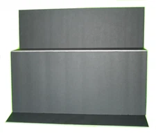 Book Display table top author books display Black Foam core light weight