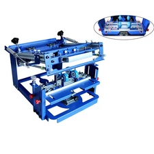 6''Cylindrical Screen Printing Press Curved DIY Screen Printer for Plastic Glass