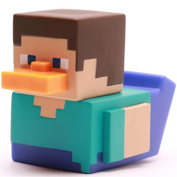 Badeente Tubbz Minecraft - Steve Quietscheente Quietscheentchen Plastikente Ente-image