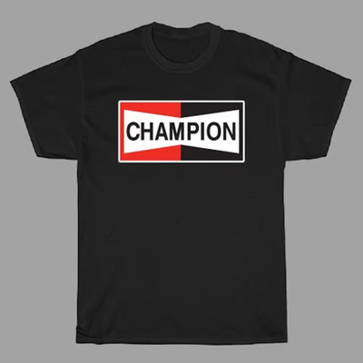 #ad Champion Spark Plug Automotive Men#x27;s Black Size S to 5XL $20.99