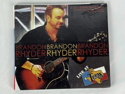 Brandon Rhyder Live At Billy Bob's Texas 2 CD 2 DVD Combo 2011 Quad Pack New