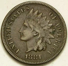 1881-P Indian Head Cent — photo from another recent sale