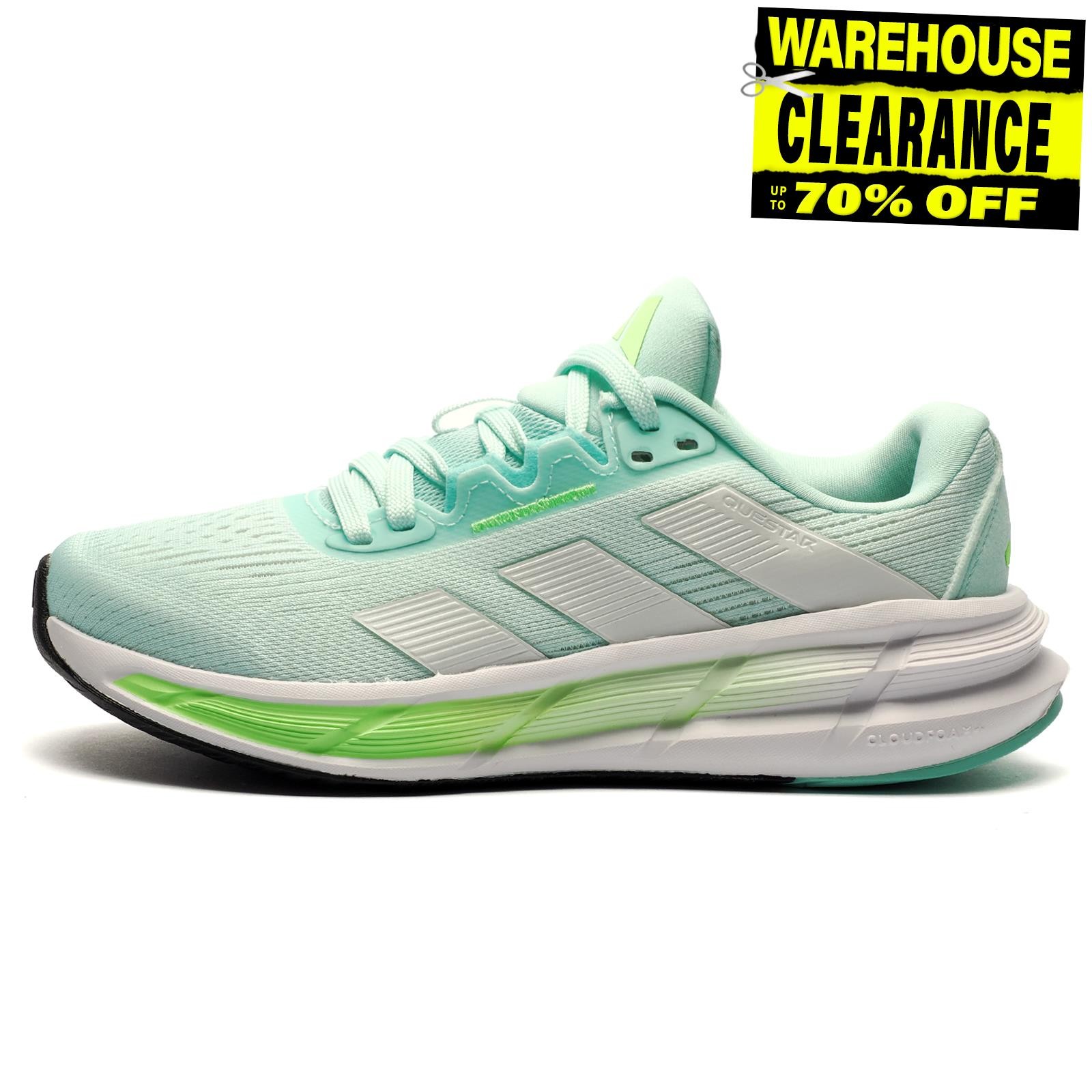 Adidas Questar 3 Womens Running Shoes Fitness Jogging Workout Gym Trainers