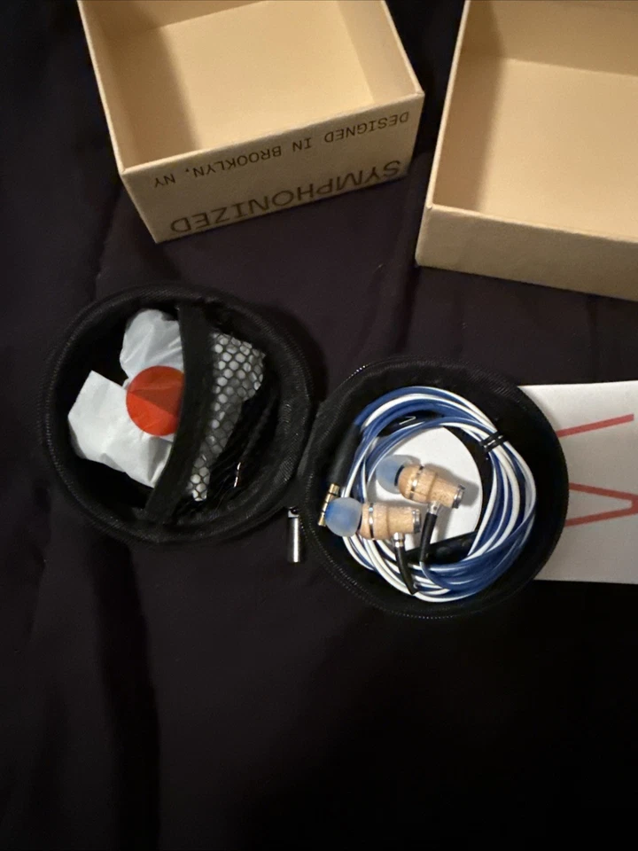 Auriculares Symphonized NRG X Premium de madera genuina, auriculares con cable con aislamiento de ruido Foto 3 de 3