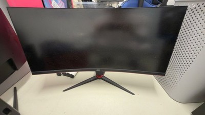 AOC CU34G2XP/BK Gaming-Monitor schwarz/rot Curved 34 Zoll WQHD 180Hz VA-Panel
