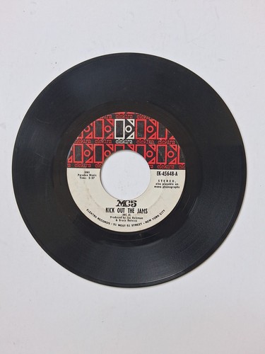 45 RPM Classic Rock MC5 Kick Out the Jams Elektra