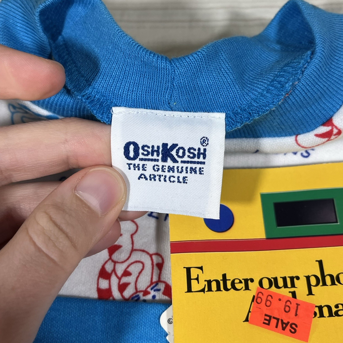 RARE Vintage OshKosh Romper 24 months Lions Tigers Red Blue Green