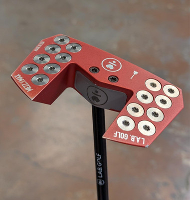 LAB Golf MEZZ.1 MAX Red Broomstick Putter LA GOLF Shaft (44.75'' 79* Lie)