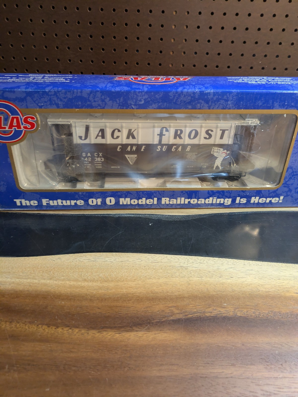 Atlas GATX Airslide Covered Hopper 6356-2 Jack Frost 42383 3 rail  O GAUGE
