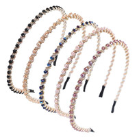 5 StüCk Haarschmuck, Modische Haarreife, Strass Elastisches Haarband, Rutschfest