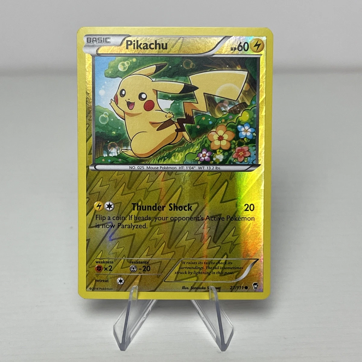 Pikachu XY-Furious Fists Pokémon TCG Individual Collectible Card
