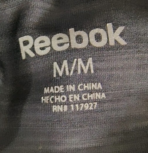 Reebox Gray Medium Polyester - Nylon Long Sleeve … - image 4