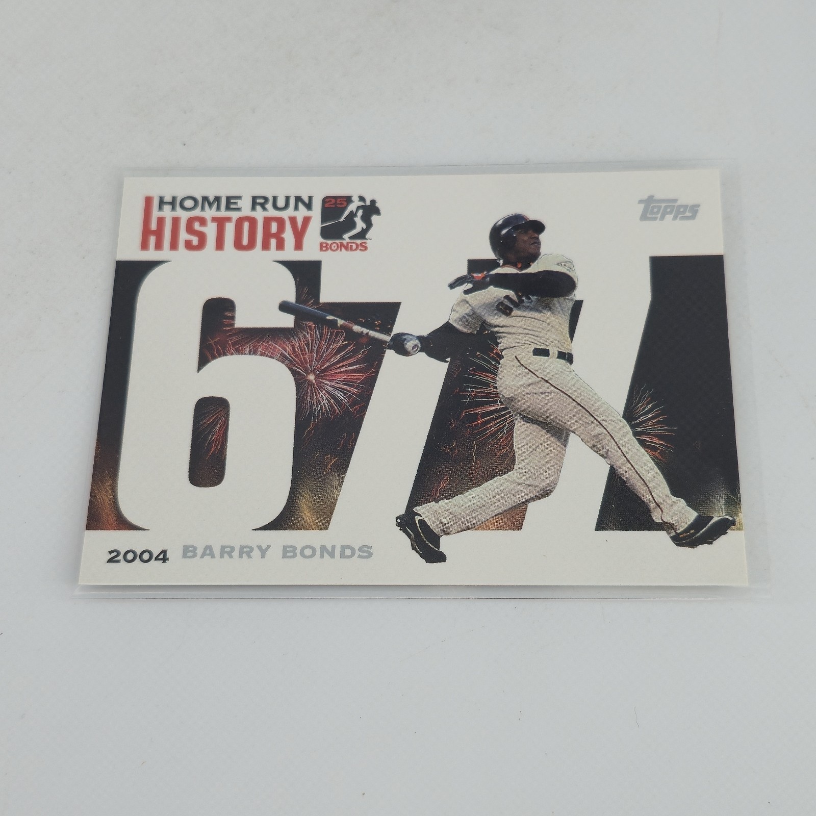 2006 Topps Home Run History #BB-677 Barry Bonds San Francisco Giants
