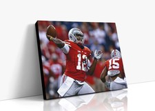 Ohio State Autograph Canvas - Cardale Jones - Title Toss